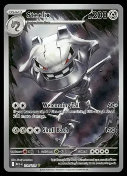 Cards Steelix 150/132 Mega Evolution Illustration Rare NM *7 - Image 1