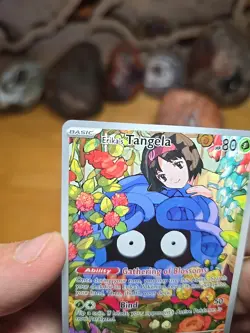 Pokemon TCG Erika’s Tangela 218/217 Ascended Heroes Illustration Rare NM Card - Image 5