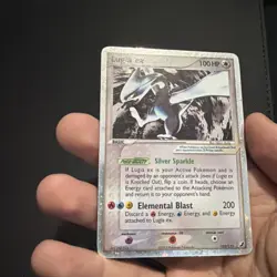 Pokemon Lugia ex Ultra Rare Holo EX Basic Card 100 HP 105/115 Unseen Forces - Image 3