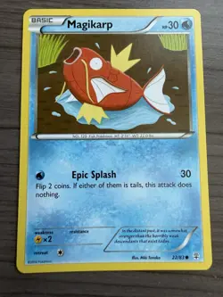 Pokemon TCG Magikarp Generations 22/83 Regular Common Card LP - Image 1