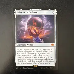Magic: The Gathering Palantir of Orthanc Legendary Artifact Mythic Card 247 - Image 1