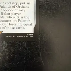 Magic: The Gathering Palantir of Orthanc Legendary Artifact Mythic Card 247 - Image 5