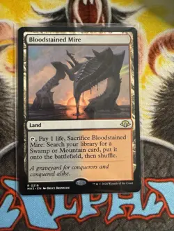 MTG Bloodstained Mire (Rare) Modern Horizons 3 N/M #M55 - Image 1