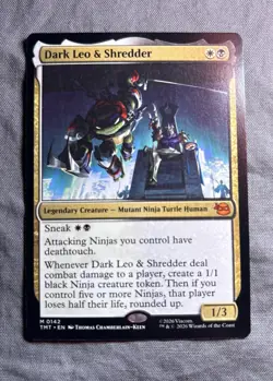 Dark Leo & Shredder Teenage Mutant Ninja Turtles Regular Mythic 0142 - Image 1