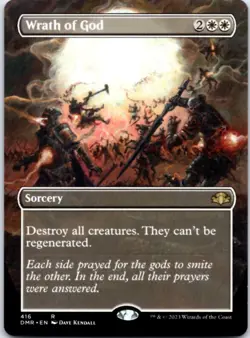 Wrath of God (Borderless) Dominaria Remastered, 416 NM - Image 1