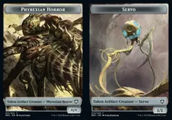 [4x] Phyrexian Horror // Servo - Token TBRC LP MTG - Image 1