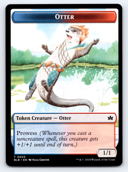 Otter Token Nonfoil - Bloomburrow MTG - Image 1