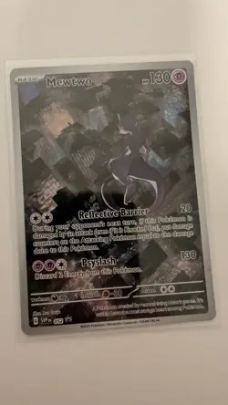 Pokemon Mewtwo SVP 052 Scarlet Violet 151 TCG Promo Card - Image 1
