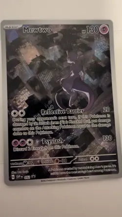 Pokemon Mewtwo SVP 052 Scarlet Violet 151 TCG Promo Card - Image 2