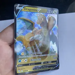 049/078Pokemon Go TCG Dragonite v Holo Card Rare - Image 1