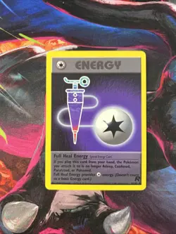 Pokemon TCG WOTC Team Rocket Full Heal Energy 81/82 Uncommon Card - Image 1