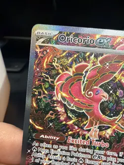 Oricorio ex 024 Phantasmal Flames Black Star Promo Full Art Pokemon - Image 2