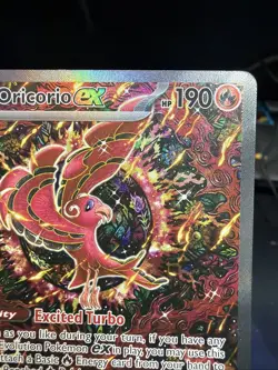 Oricorio ex 024 Phantasmal Flames Black Star Promo Full Art Pokemon - Image 3