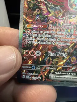 Oricorio ex 024 Phantasmal Flames Black Star Promo Full Art Pokemon - Image 5