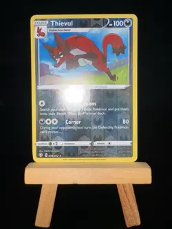 THIEVUL - 48/72 Shining Fates NM - Reverse Holo Rare - Pokemon TCG Card - Image 4