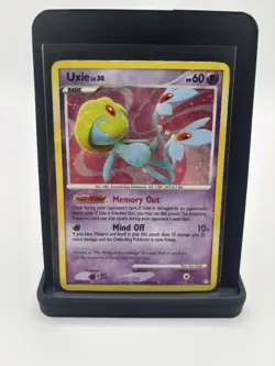 Pokemon Uxie Holo Rare TCG Card 18/123 Mysterious Treasures Series - DMG - Image 1