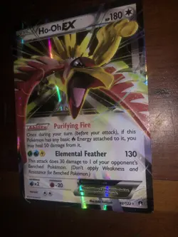 Ho-Oh EX - 92/122 - Ultra Rare NM Pokemon XY Breakpoint - Image 5