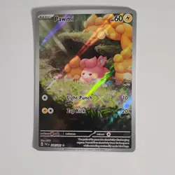 Pokemon Pawmi 226/091 SV: Paldean Fates Illustration Rare Holo Basic 60 HP - Image 1