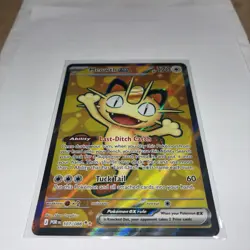MEOWTH EX ULTRA RARE POKEMON HOLO PERFECT ORDER 107/88 NM - Image 1