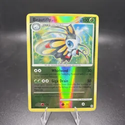 Beautifly 19/130 NM Rare Reverse Holo Diamond & Pearl 2007 Pokemon TCG -j - Image 1