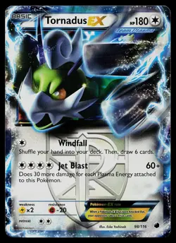 Pokemon Card - Tornadus EX Plasma Freeze 98/116 Holo Rare EX 2013 - Image 1