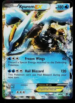 Pokemon Card - Kyurem EX Next Destinies 38/99 Holo Rare EX 2012 - Image 1