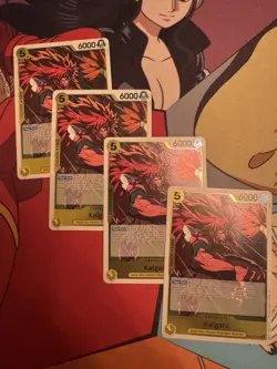 4 x Kalgara OP12-099 Rare Holo Foil One Piece TCG Card Game Playset NM - Image 1