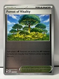 Forest of Vitality 117/132 Reverse Holo - Pokemon TCG Mega Evolutions - NM - Image 1