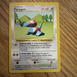 Pokemon TCG Porygon Base Set 1st Edition 39/102 Never Played Near Mint - Image 1
