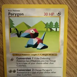 Pokemon TCG Porygon Base Set 1st Edition 39/102 Never Played Near Mint - Image 3
