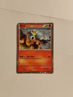 Pokemon Entei HGSS20 Holo HeartGold SoulSilver Card - Image 2