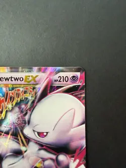 Pokemon M Mega Mewtwo EX Ultra Rare Holo TCG Card 64/162 XY Breakthrough - Image 4