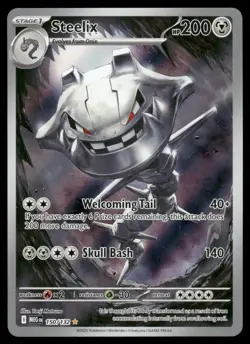 Cards Steelix 150/132 Mega Evolution Illustration Rare NM *4 - Image 1