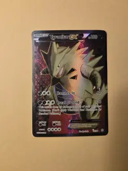 Pokemon TCG Tyranitar-EX Holo Full Art Ultra Rare Card Ancient Origins 91/98 HP - Image 1