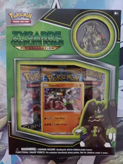 Pokemon TCG Zygarde Complete Forme Pin Collection New Sealed - Image 1