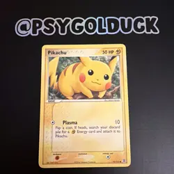 Pokemon TCG Ex FireRed & LeafGreen Pikachu 74/112 Base A23 - Image 1