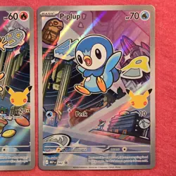 Pokemon First Partner Sinnoh Set: Turtwig Chimchar Piplup - NM - Image 4