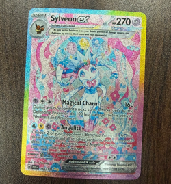 Sylveon ex 156/131 Hyper Rare Prismatic Evolutions Pokemon - Image 1