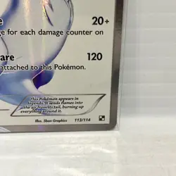 Reshiram 113/114 Full Art Ultra Rare Pokemon Black & White Card - LP - Image 4