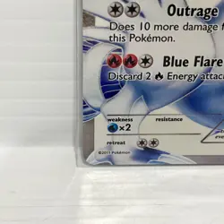 Reshiram 113/114 Full Art Ultra Rare Pokemon Black & White Card - LP - Image 5