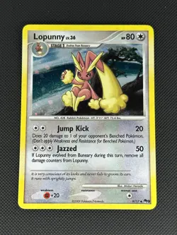 Lopunny 9/17 Uncommon POP Series 9 Pokemon Holo Near Mint - Image 1