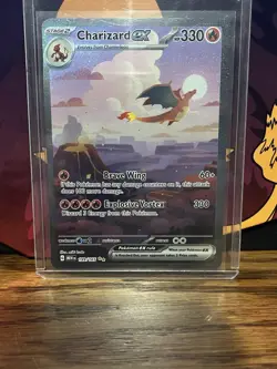 Pokemon Scarlet & Violet 151 Charizard ex Special Illustration Rare Holo 199/165 - Image 1