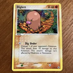 Diglett - ex FireRed & LeafGreen 61/112 2004 Holo Reverse Pokemon - Image 1
