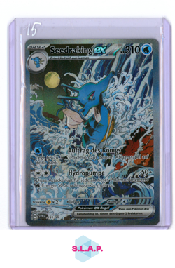 SEEDRAKING EX POKEMON SVP 131 2024 BLACK STAR PROMO HOLO GERMAN - Image 1