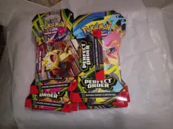 Pokemon TCG Perfect Order 22 Open Booster Packs + Ex Energy And Gengar Holo! - Image 1
