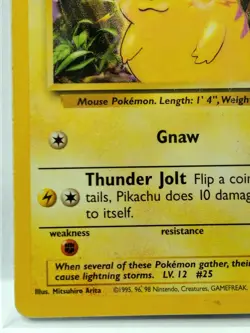 1999 Pokemon Base Set Pikachu 58/102 Yellow Cheeks Used - Image 5