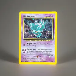 Pokemon TCG Misdreavus Holo Rare Neo Revelation (Holo Eyes) 11/64 LP - Image 1