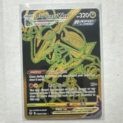 Pokemon Rayquaza VMAX Secret Rare Full Art Holo TG29/TG30 Silver Tempest - Image 1