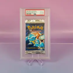 BASE FOIL PACK 1ST EDITION WOTC POKEMON BLASTOISE GERMAN 1999 PSA 10 1 - Image 1