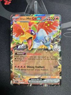 Ethan's Ho-Oh EX 026/217 Ultra Rare Ascended Heroes Pokemon TCG English - Image 1